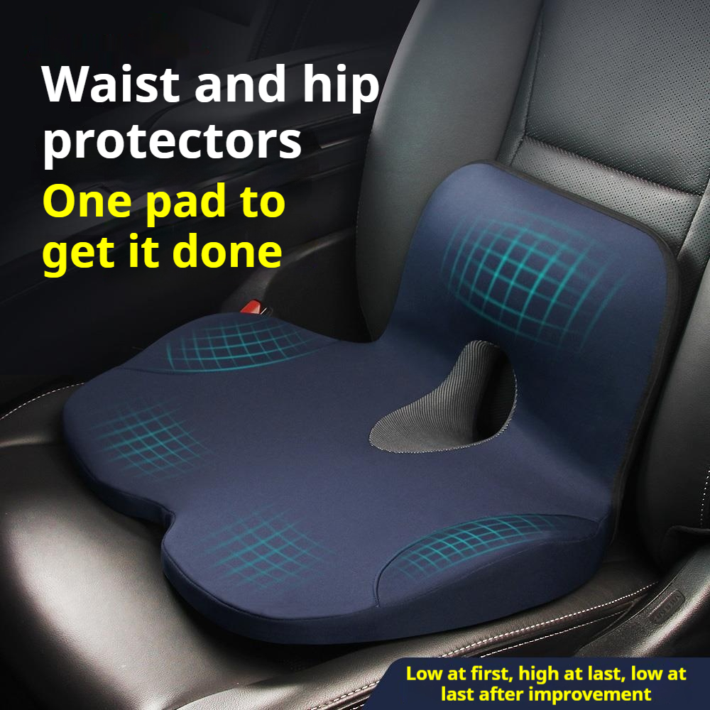 Memory Foam Car Neck Pillow Lumbar Support - Asiento principal del conductor del coche,