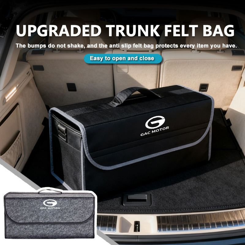 Car Trunk Organizer Foldable Storage Box - Organizador de Maletero Plegable de Fieltro