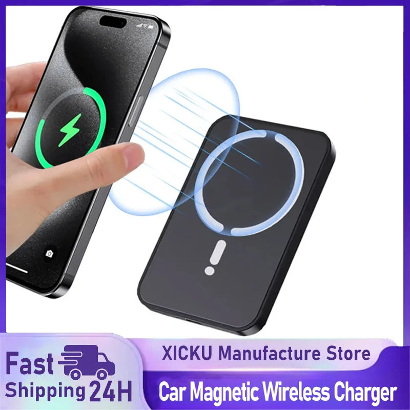 Magnetic Phone Holder For Car Vent - Cargador Inalámbrico Magnético para Coche, Soporte