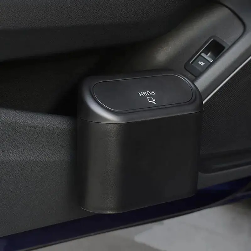 Waterproof Car Trash Can With Lid - Mini Basurero para Auto con Tapa