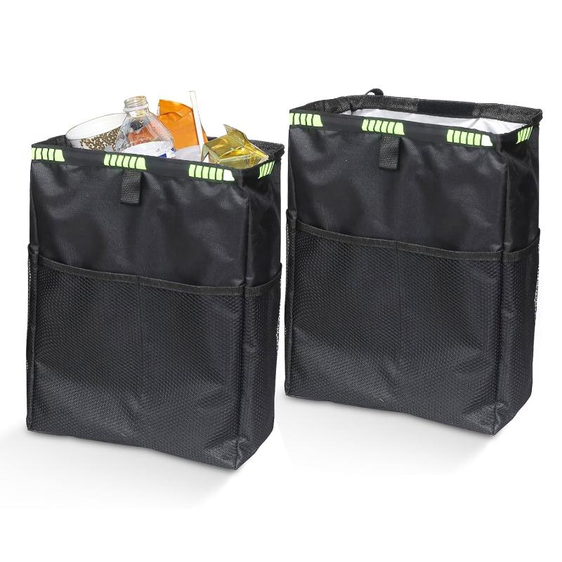 Waterproof Car Trash Can With Lid - Cubo de basura plegable para coche