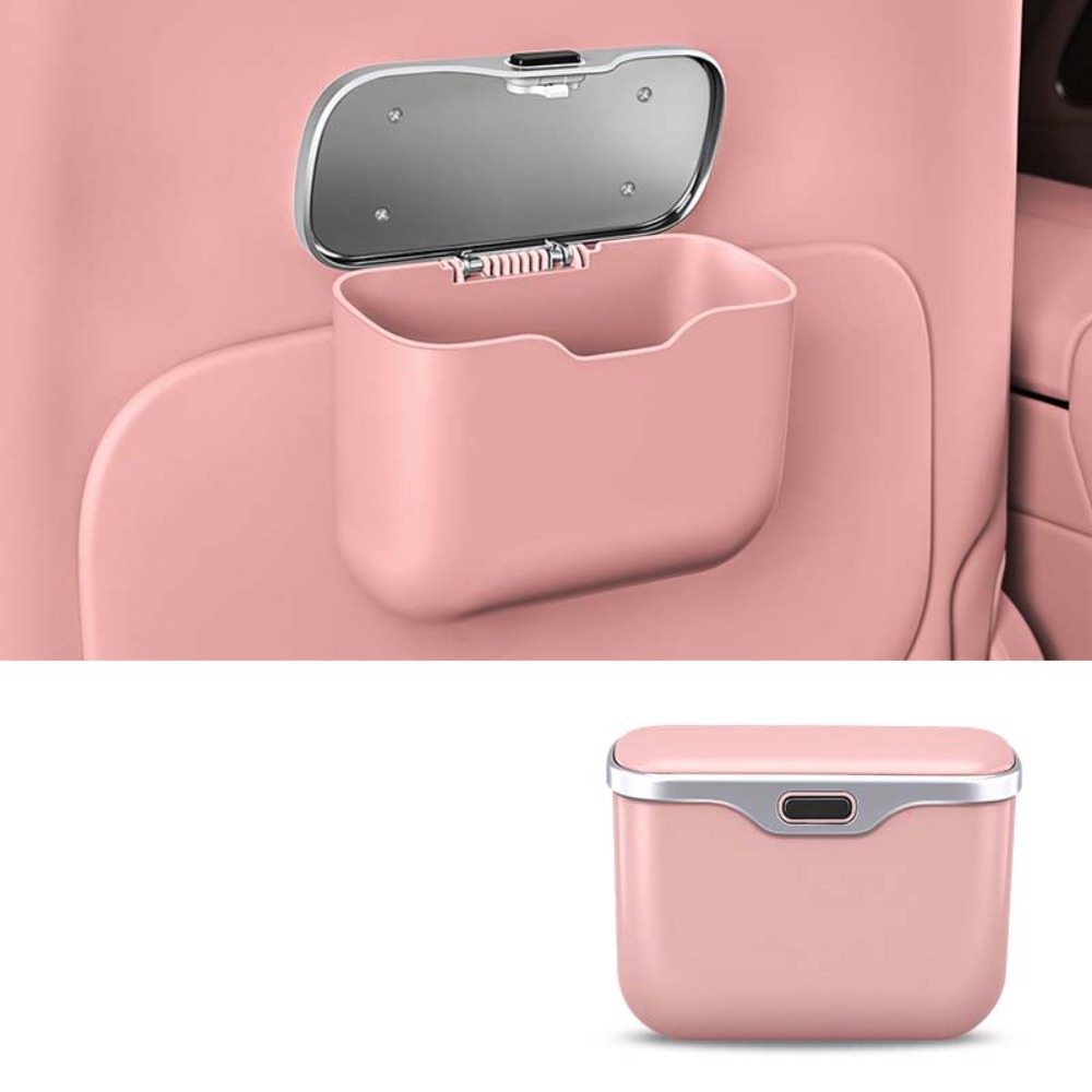 Waterproof Car Trash Can With Lid - Cubo de Basura Multifuncional para Auto