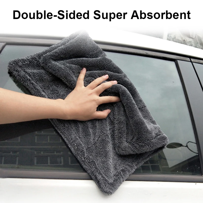 Microfiber Car Drying Towel Super Absorbent - 1-3 Toallas de Microfibra Trenzadas para