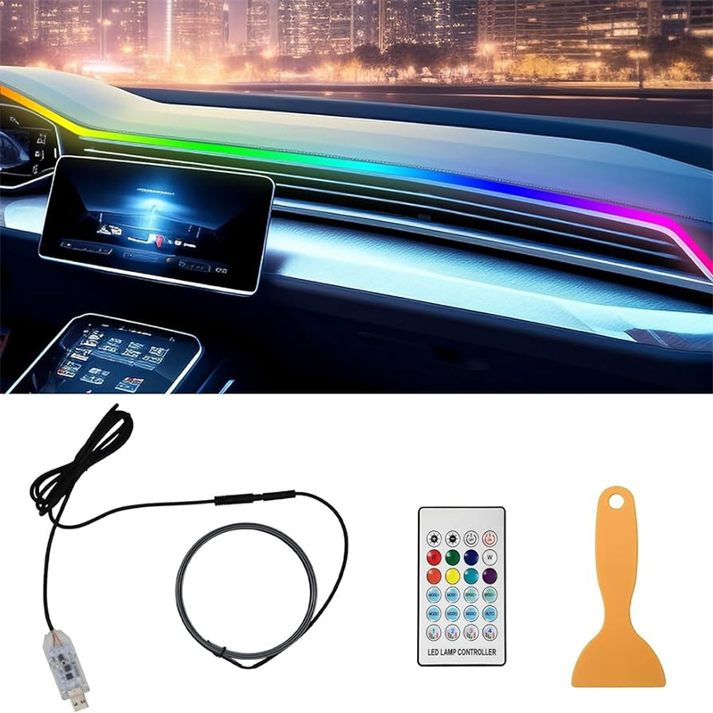 Led Ambient Interior Car Lights App Control - Lámpara LED colorida para Interior de