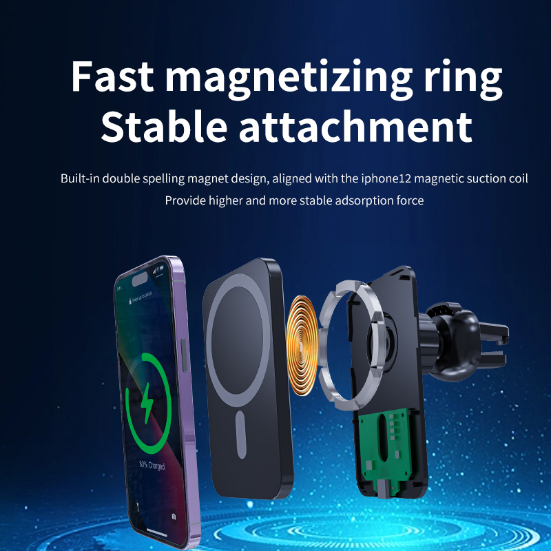 Cargador Magnético Inalámbrico - Magnetic Phone Holder For Car Vent reseña y precio