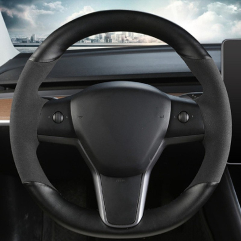 Protector para volante de coch - Car Steering Wheel Cover Anti Slip Breathable reseña y precio