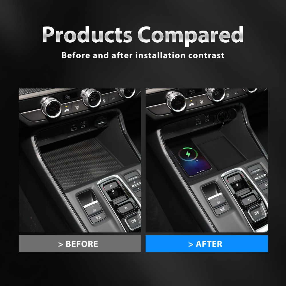Almohadilla de carga inalámbri - Wireless Car Charger Mount Fast Charging reseña y precio
