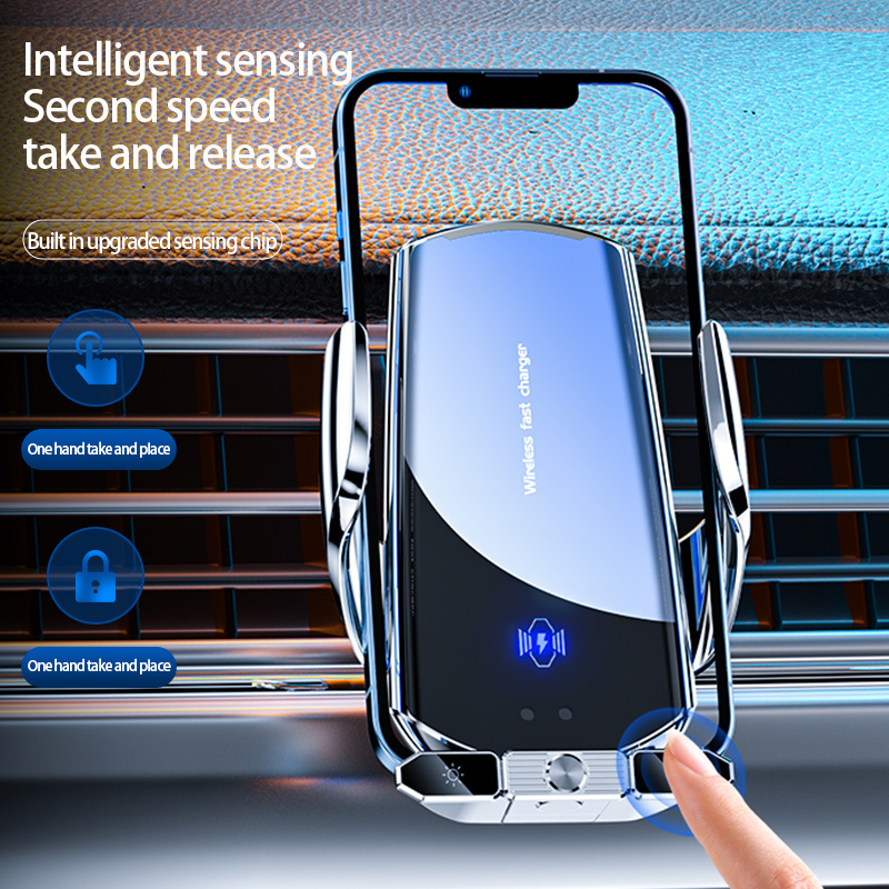 Cargador inalámbrico para coch - Wireless Car Charger Mount Fast Charging reseña y precio