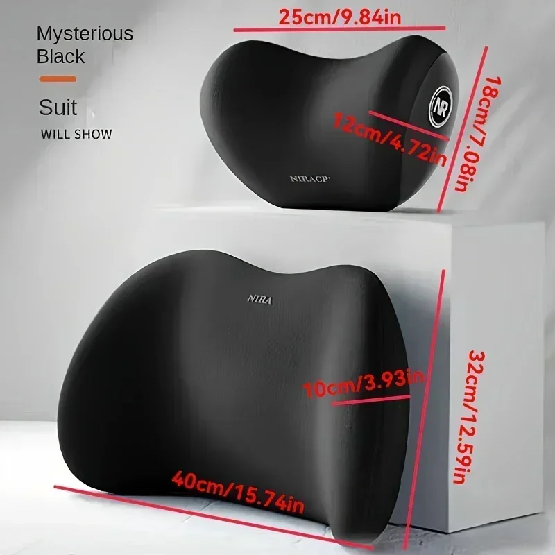 Almohada Universal para Reposa - Memory Foam Car Neck Pillow Lumbar Support reseña y precio