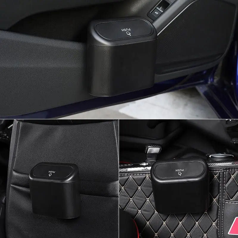 Venta al por mayor, caja de al - Waterproof Car Trash Can With Lid reseña y precio