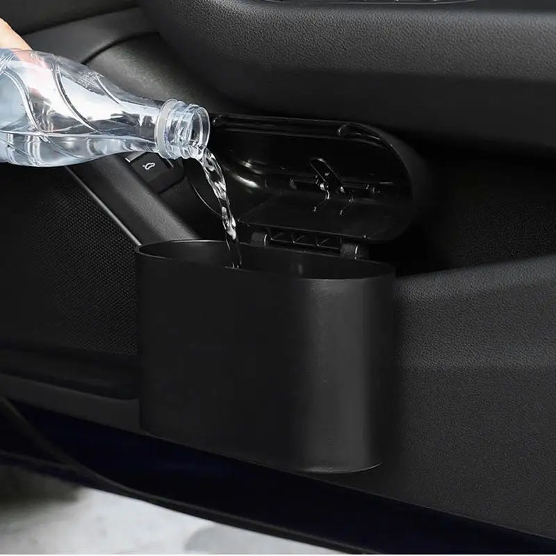 Venta al por mayor, caja de al - Waterproof Car Trash Can With Lid reseña y precio