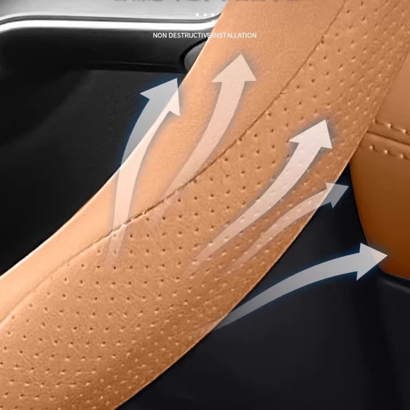 Para BYD Song L DM-i protector - Car Steering Wheel Cover Anti Slip Breathable reseña y precio