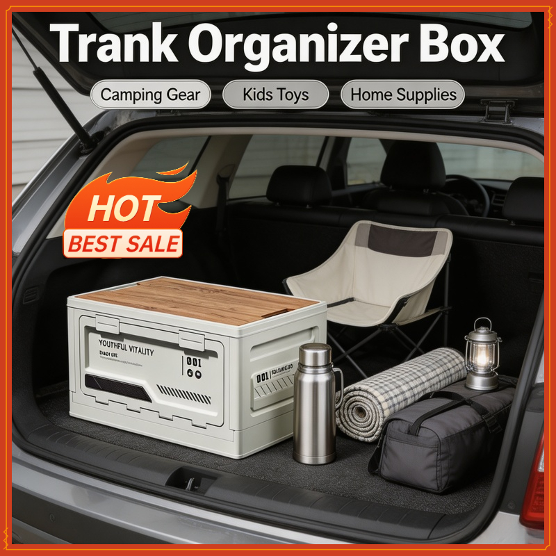 Caja de Almacenamiento Exterio - Car Trunk Organizer Foldable Storage Box reseña y precio