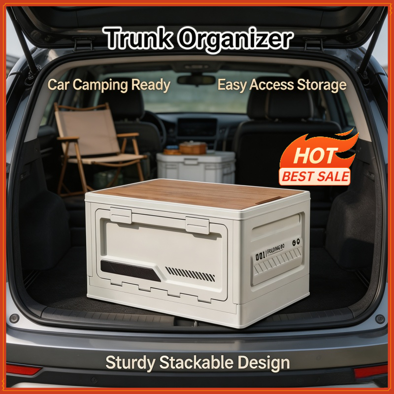 Caja de Almacenamiento Exterio - Car Trunk Organizer Foldable Storage Box reseña y precio