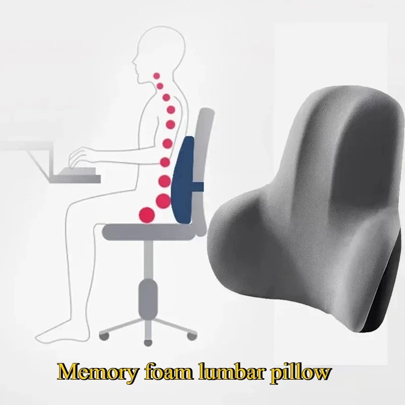 Cojín Lumbar Ortopédico de Esp - Memory Foam Car Neck Pillow Lumbar Support reseña y precio