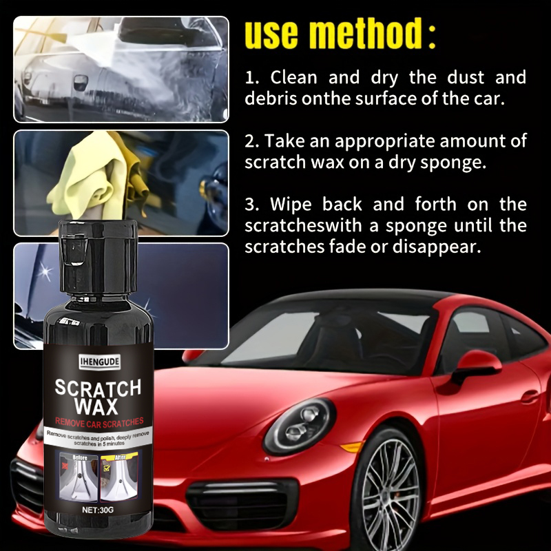 1 unidad de pasta reparadora p - Car Scratch Repair Polishing Wax Paste reseña y precio