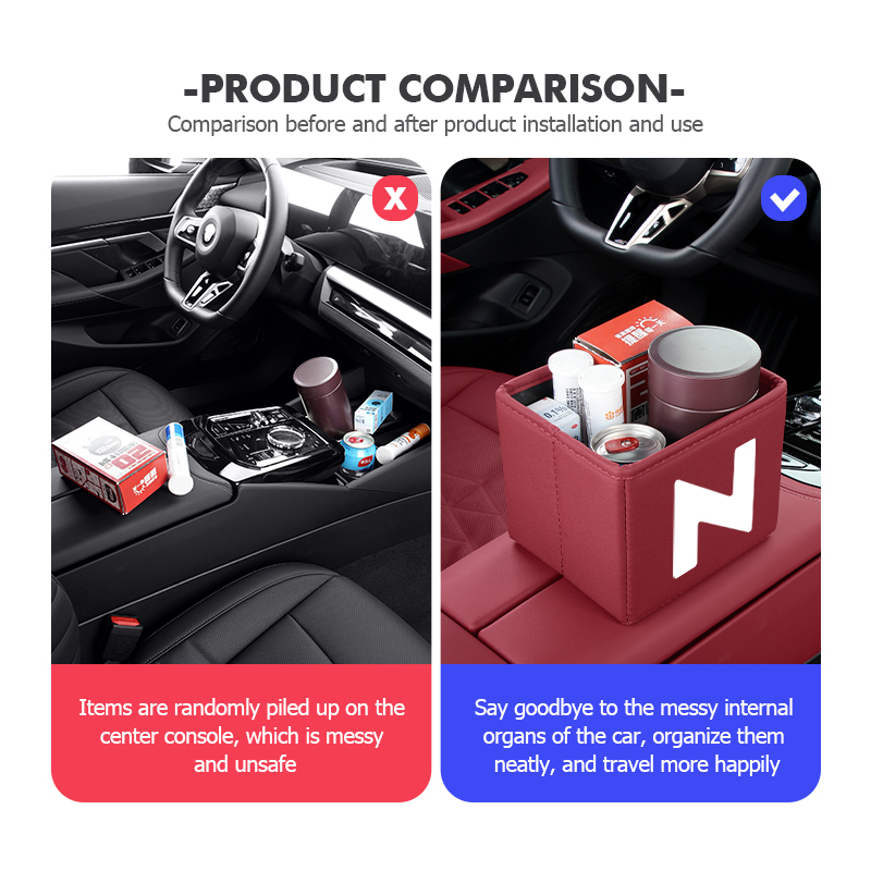 Bote de basura plegable para c - Waterproof Car Trash Can With Lid reseña y precio