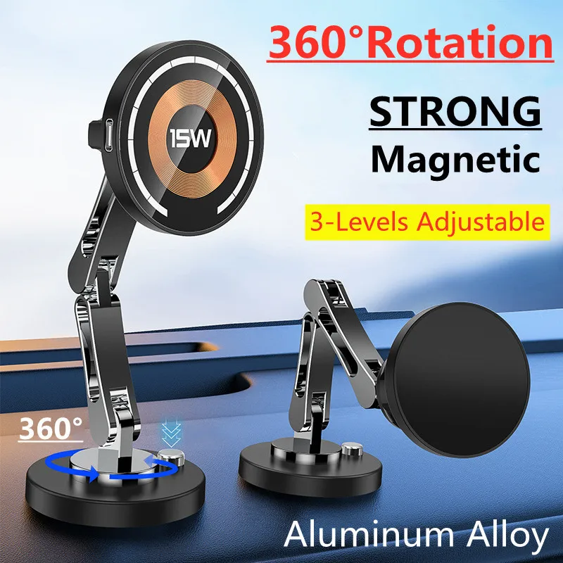 Soporte magnético para cargado - Wireless Car Charger Mount Fast Charging reseña y precio