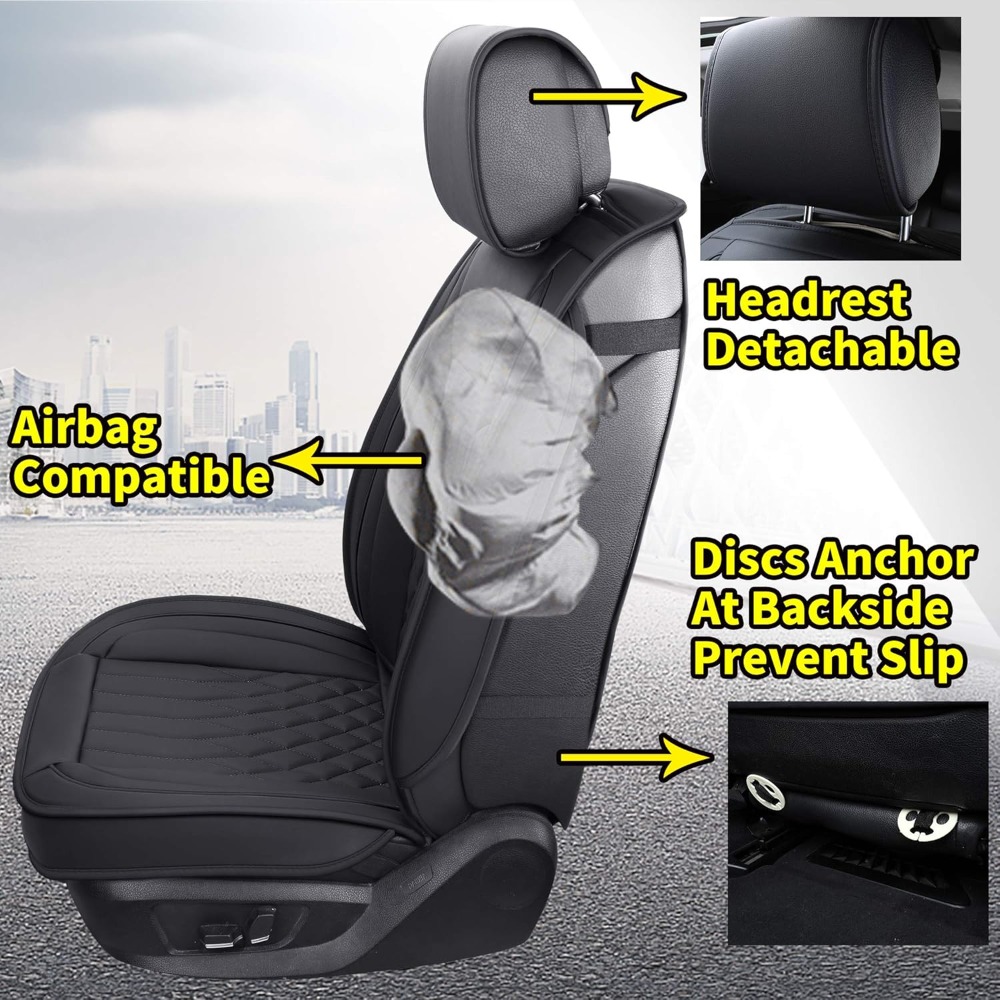 Juego completo de fundas para  - Leather Car Seat Covers Full Set Universal reseña y precio
