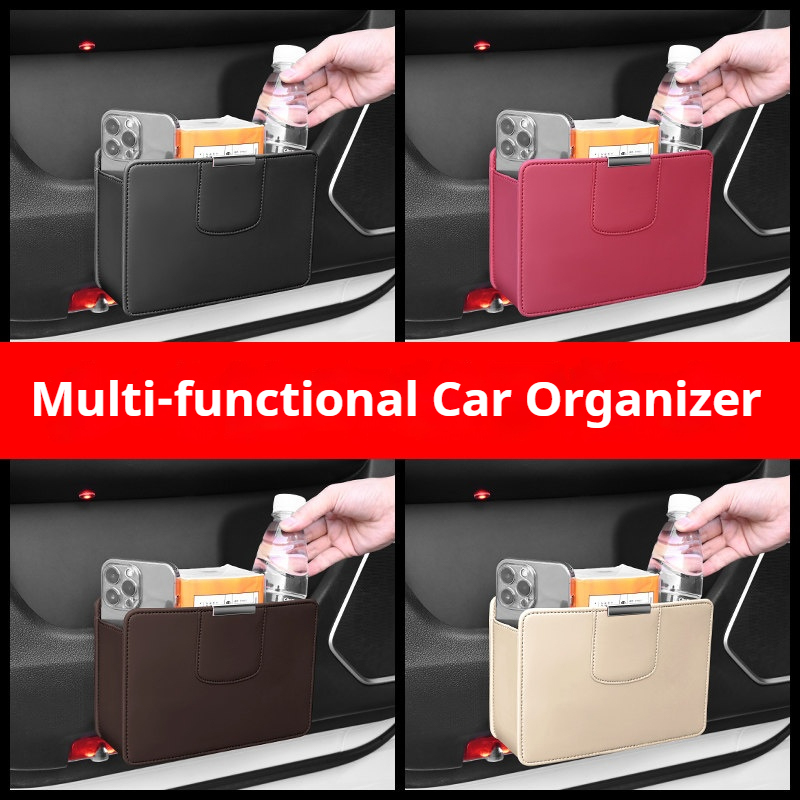 Cubo de basura para coche, bol - Waterproof Car Trash Can With Lid reseña y precio