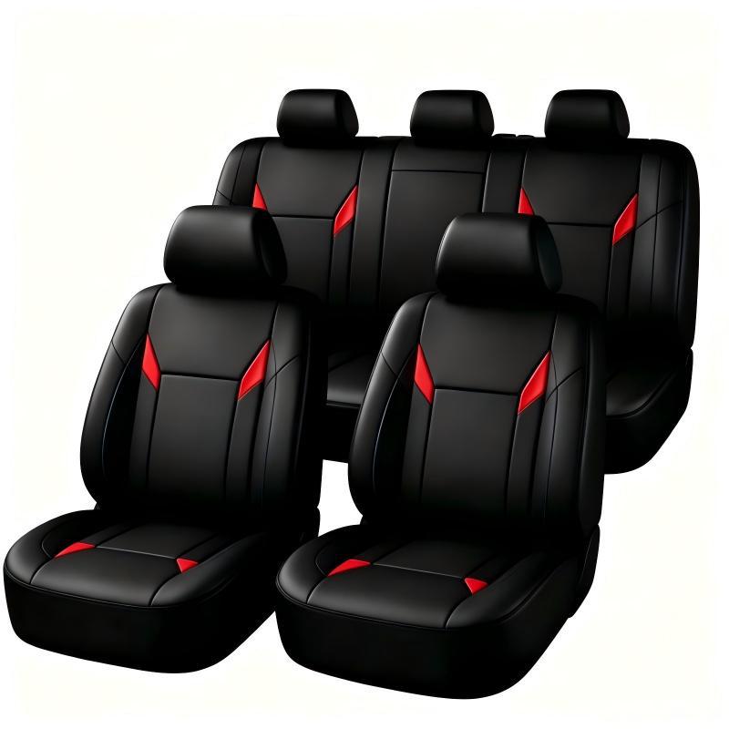 Fundas de Asiento de Coche de  - Leather Car Seat Covers Full Set Universal reseña y precio