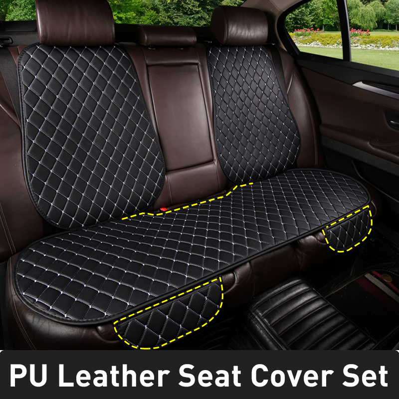 Fundas de Asiento de Coche de  - Leather Car Seat Covers Full Set Universal reseña y precio