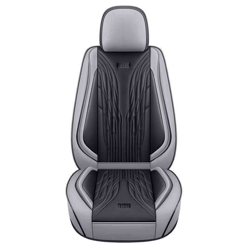 Nuevo diseño de fundas de asie - Leather Car Seat Covers Full Set Universal reseña y precio