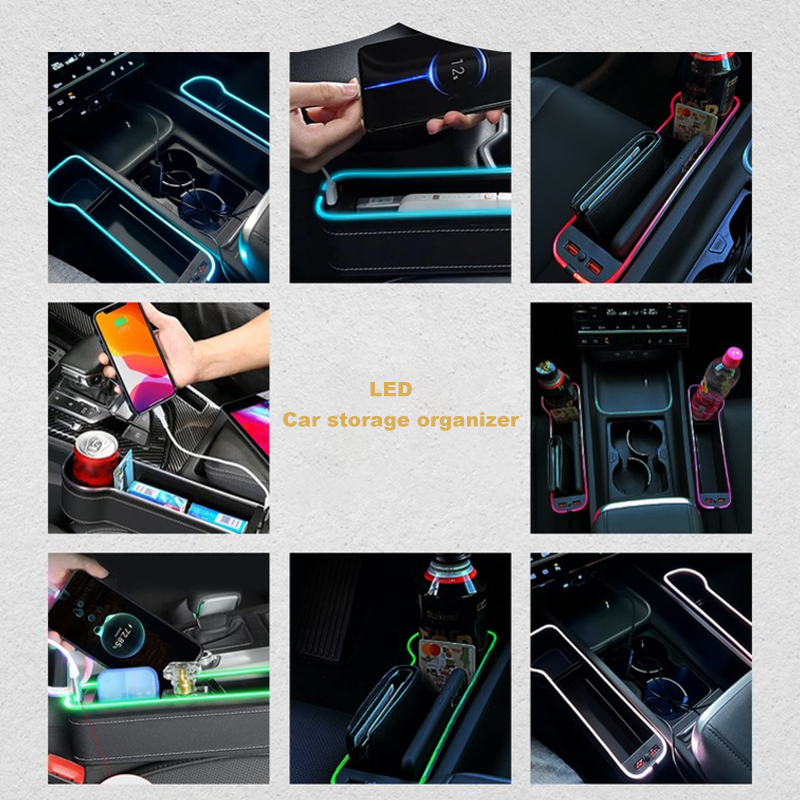 Caja de almacenamiento para he - Seat Gap Filler Organizer With Usb Charger reseña y precio