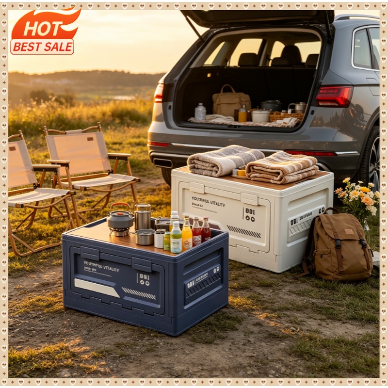 Caja de Almacenamiento Exterio - Car Trunk Organizer Foldable Storage Box reseña y precio