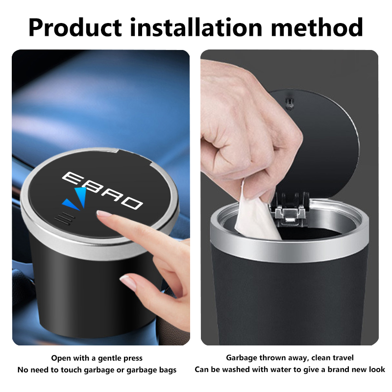Mini contenedor de basura para - Waterproof Car Trash Can With Lid reseña y precio