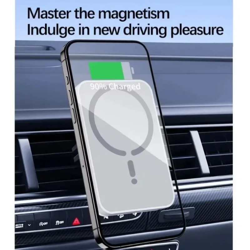 Cargador inalámbrico magnético - Magnetic Phone Holder For Car Vent reseña y precio