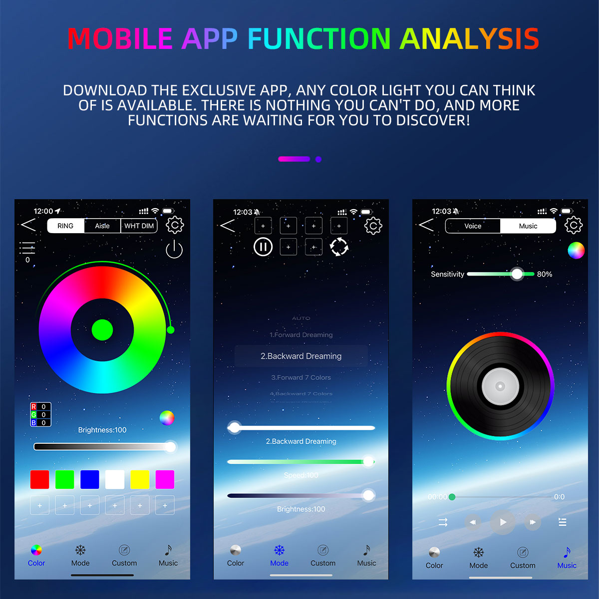 Luz Ambiental Interior para Au - Led Ambient Interior Car Lights App Control reseña y precio