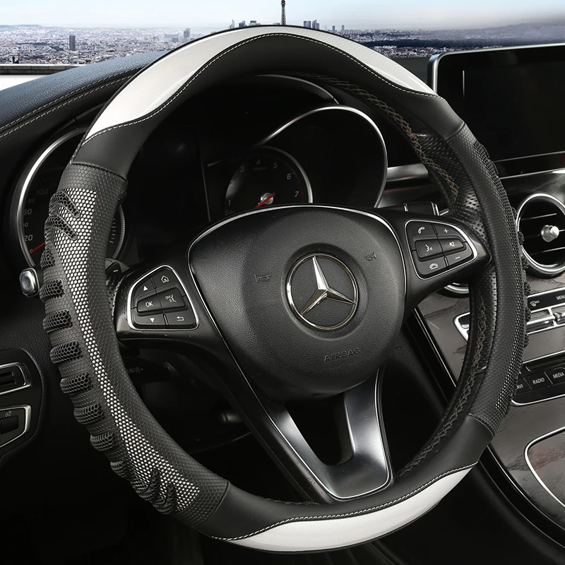 Protector tridimensional para  - Car Steering Wheel Cover Anti Slip Breathable reseña y precio