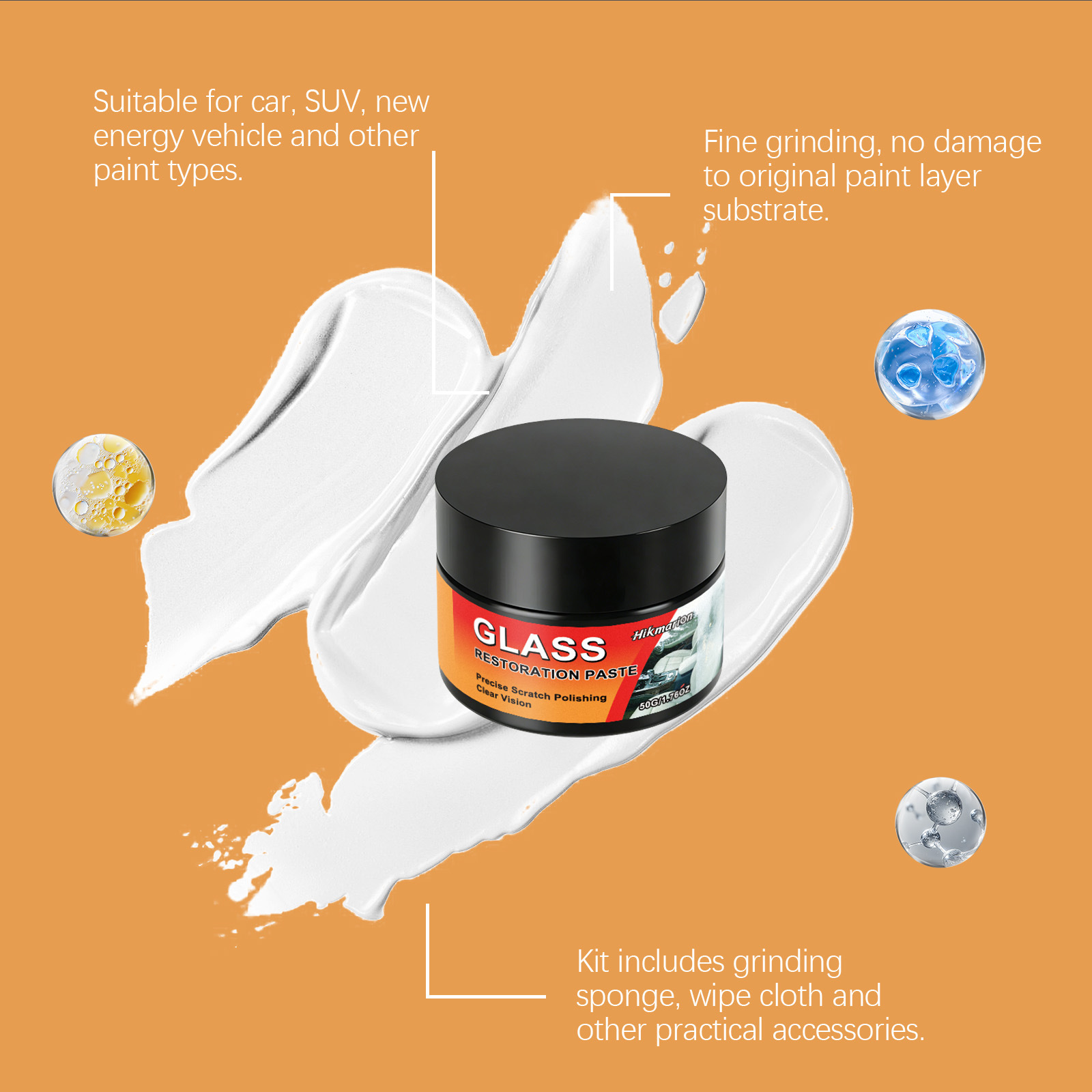 Cera para Pulir Cristales de A - Car Scratch Repair Polishing Wax Paste reseña y precio