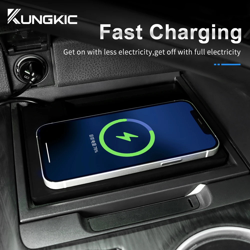 Cargador Inalámbrico para Auto - Wireless Car Charger Mount Fast Charging reseña y precio