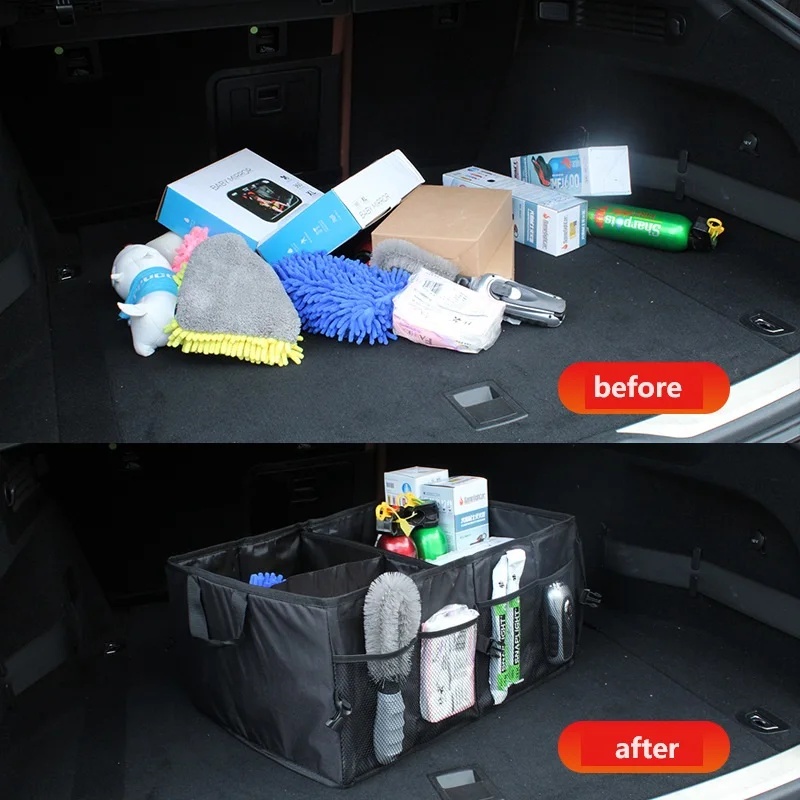 Caja de Almacenamiento Plegabl - Car Trunk Organizer Foldable Storage Box reseña y precio