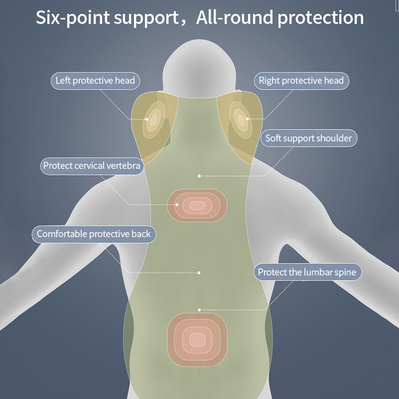 Reposacabezas de espuma viscoe - Memory Foam Car Neck Pillow Lumbar Support reseña y precio