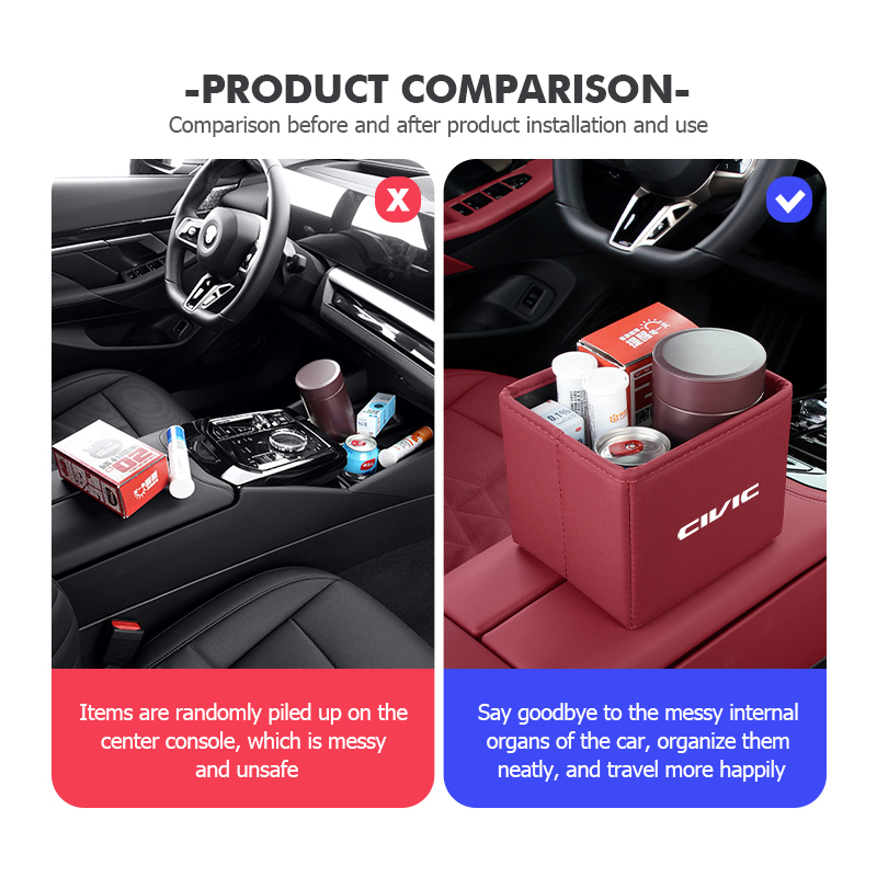 Bote de basura plegable para c - Waterproof Car Trash Can With Lid reseña y precio