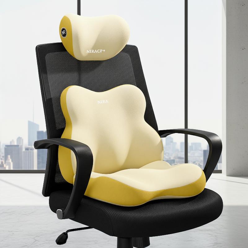Juego de Soporte Lumbar para A - Memory Foam Car Neck Pillow Lumbar Support reseña y precio