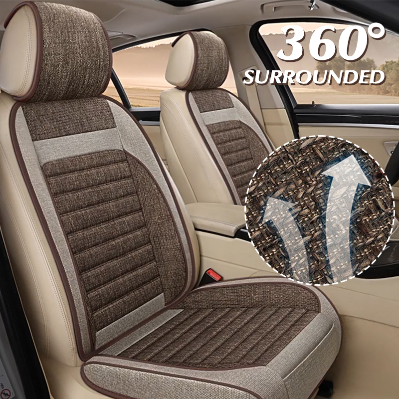 Fundas Universales de Lino par - Leather Car Seat Covers Full Set Universal reseña y precio