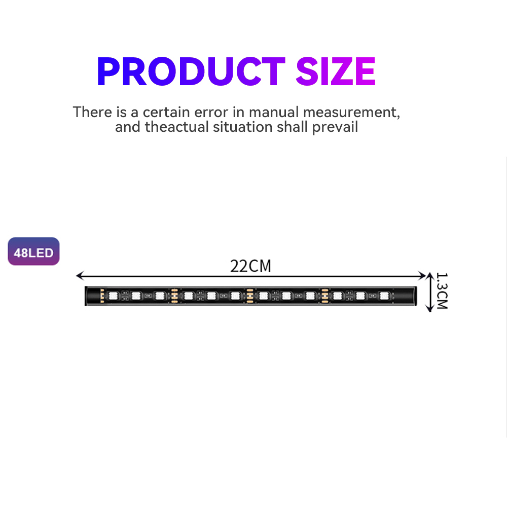 Luz LED RGB para el Interior d - Led Ambient Interior Car Lights App Control reseña y precio