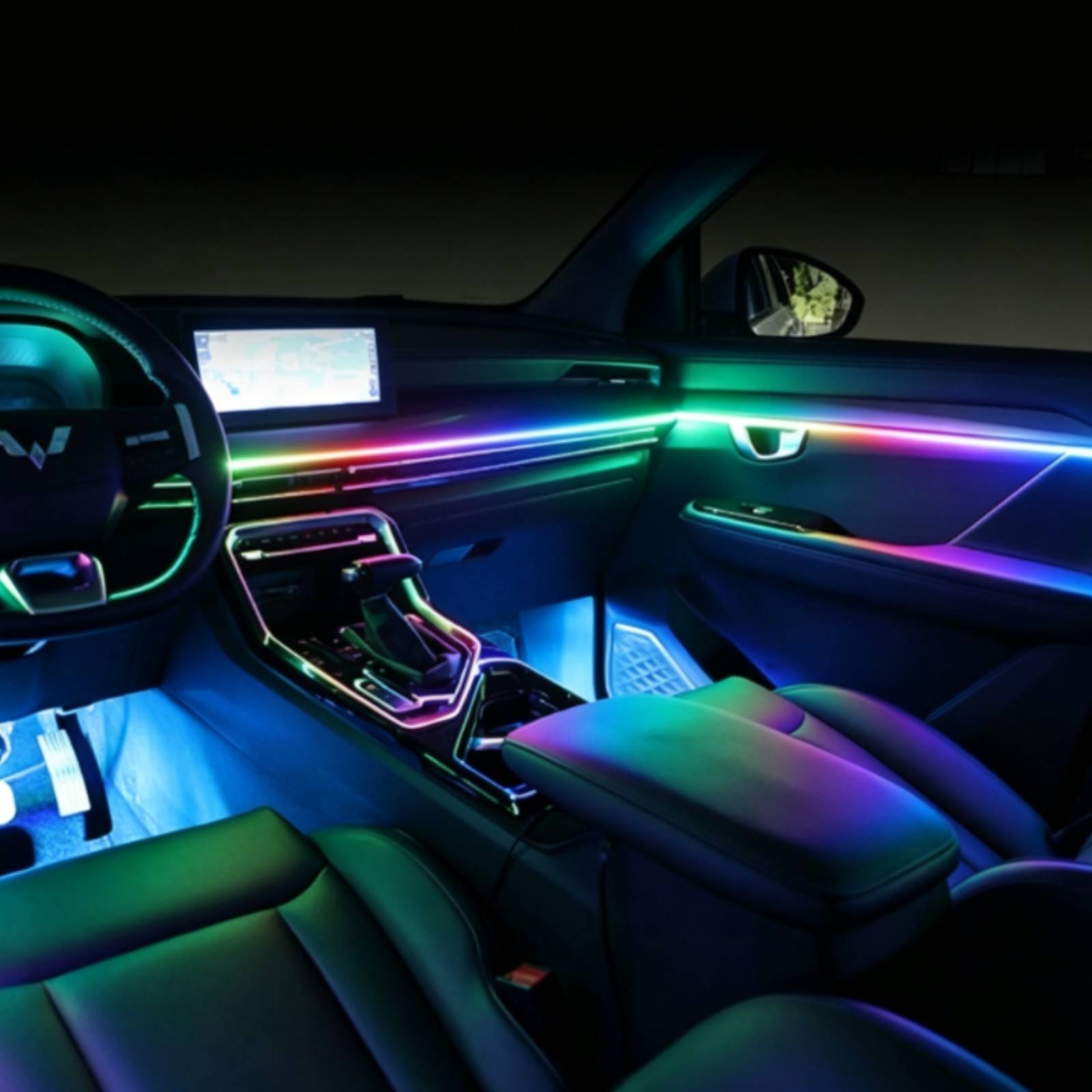 Kit de Iluminación Ambiental p - Led Ambient Interior Car Lights App Control reseña y precio